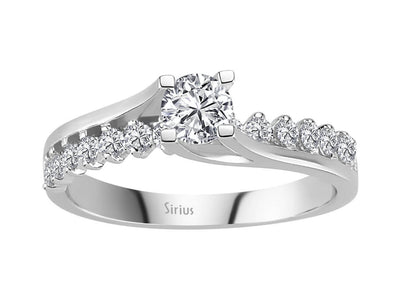 0.58 total carat diamond solitaire ring