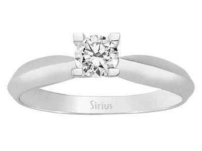 0.32 carat diamond solitaire ring