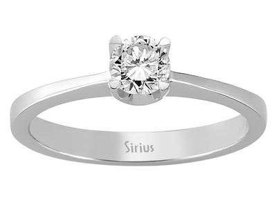 0.38 carat diamond solitaire ring