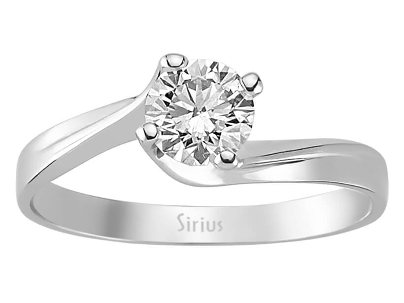 0,51 Carat Diamant Solitär Ring - handgefertigter Diamantschmuck aus Feingold | Sirius Diamant