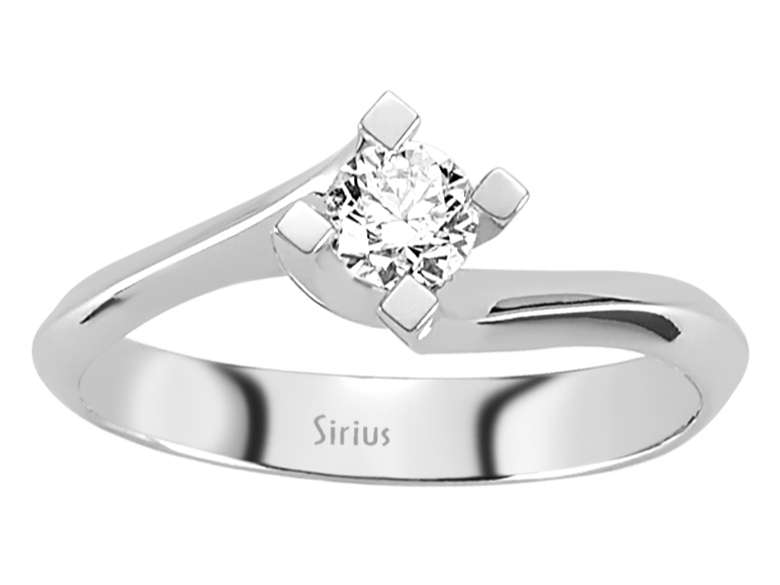 0,30 Carat Diamant Solitär Ring - handgefertigter Diamantschmuck aus Feingold | Sirius Diamant