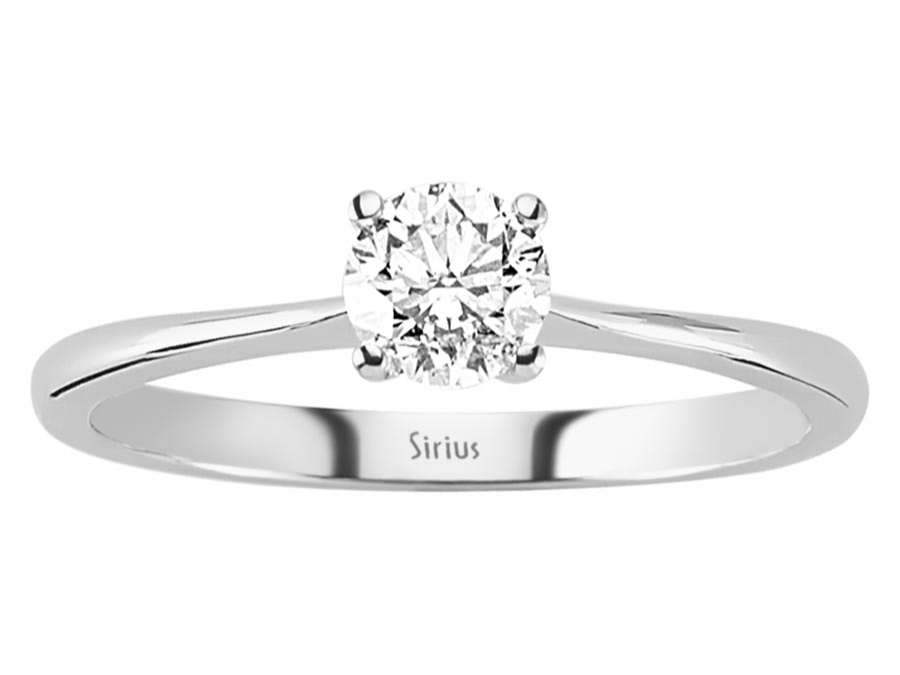 0,50 Carat Diamant Solitär Ring - handgefertigter Diamantschmuck aus Feingold | Sirius Diamant