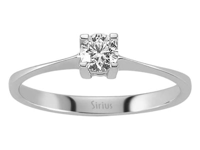 0.25 carat diamond solitaire ring