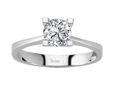 0.90 carat diamond solitaire ring