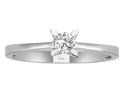0.20 carat diamond solitaire ring