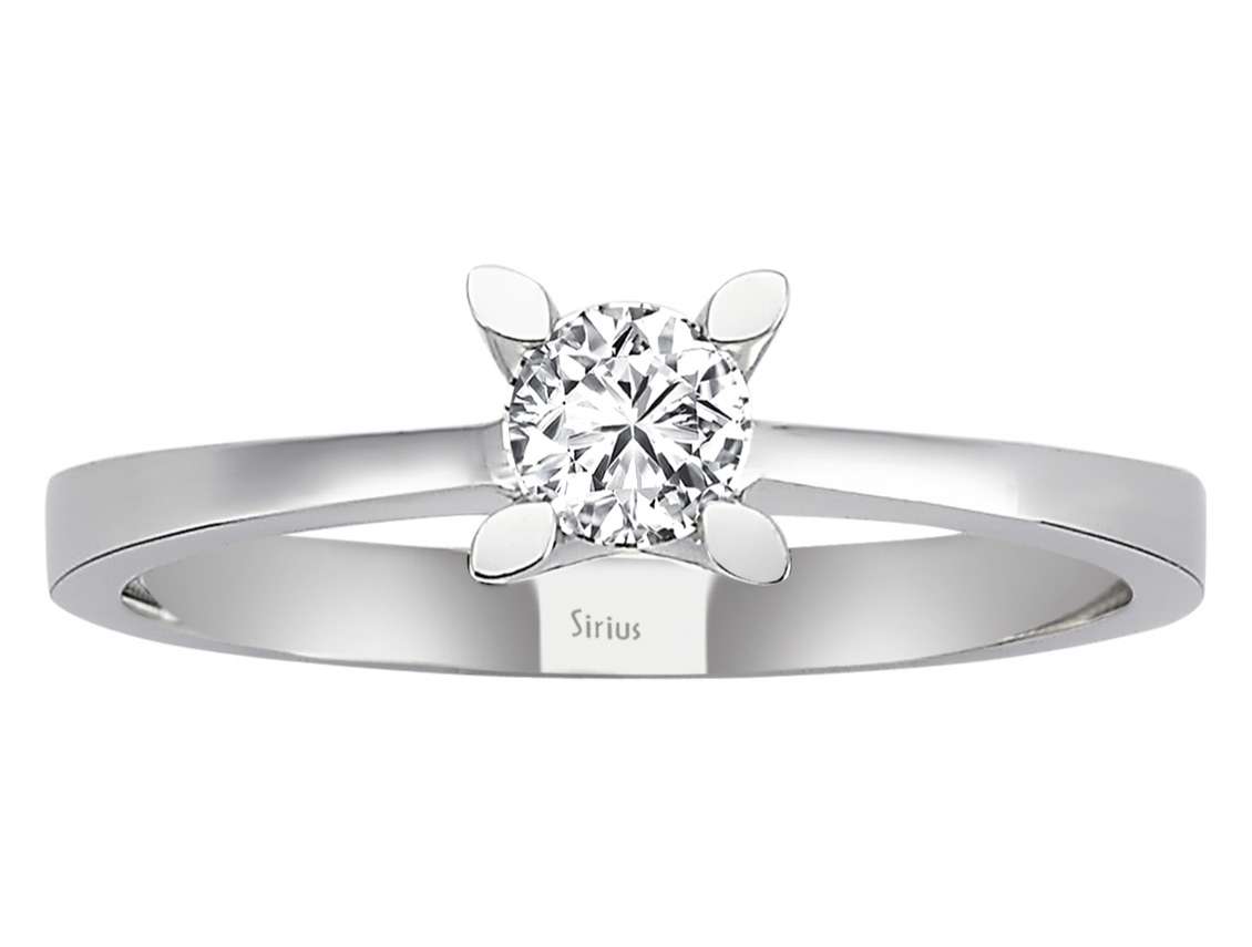 0,30 Carat Diamant Solitär Ring – handgefertigter Diamantschmuck aus Feingold | Sirius Diamant