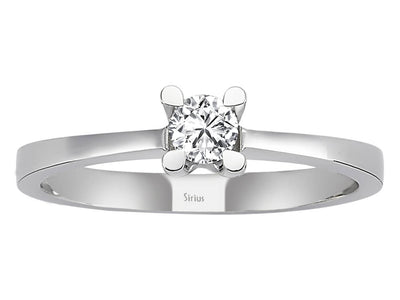 G Color 0.24 Carat Diamond Solitaire Ring