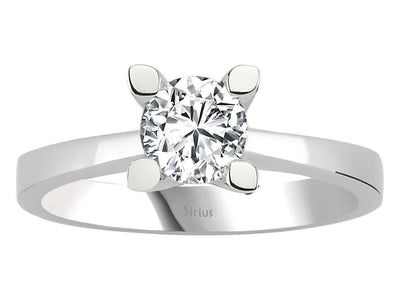 G Color 0.78 Carat Diamond Solitaire Ring