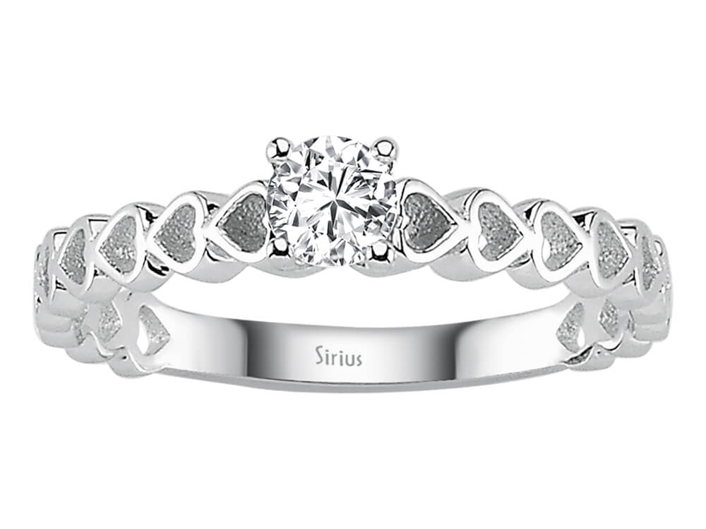 H Farbe 0,25 Carat Diamant Solitär Ring – handgefertigter Diamantschmuck aus Feingold | Sirius Diamant