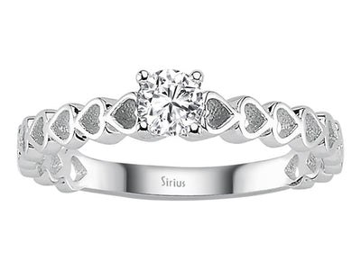 H Color 0.25 Carat Diamond Solitaire Ring