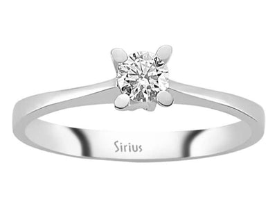 0.22 carat diamond solitaire ring