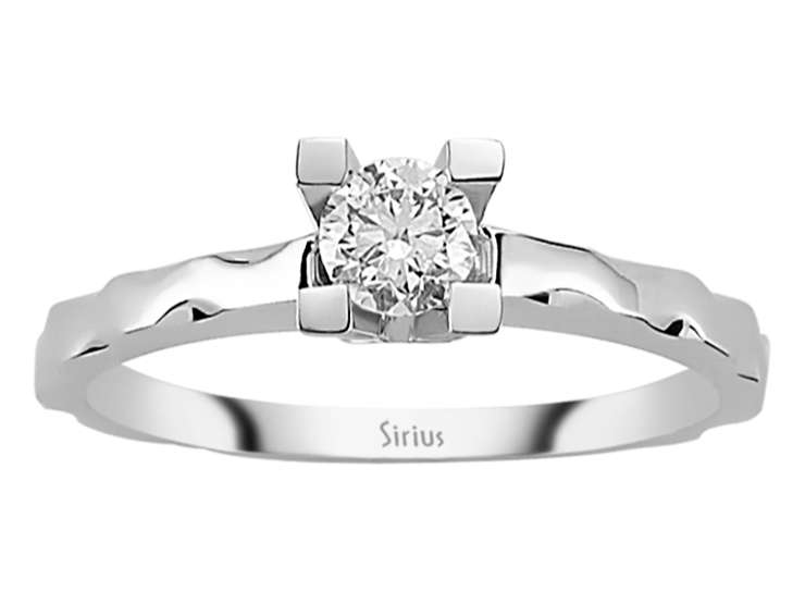 0,31 Carat Diamant Solitär Ring – handgefertigter Diamantschmuck aus Feingold | Sirius Diamant