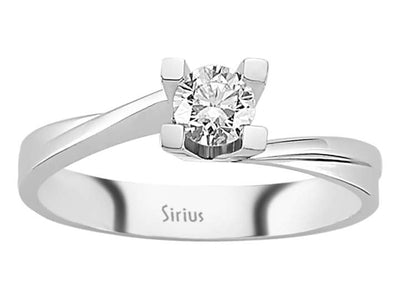 0.31 carat diamond solitaire ring