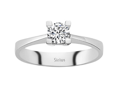 0.41 carat diamond solitaire ring