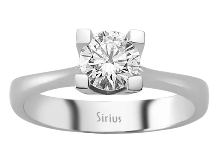 0,60 Karat Diamant Solitär Ring - handgefertigter Diamantschmuck aus Feingold | Sirius Diamant