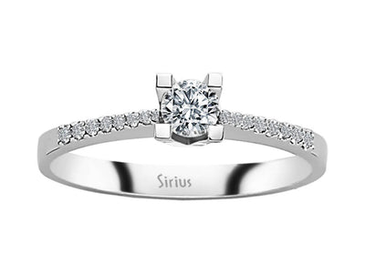 0.32 total carat diamond solitaire ring