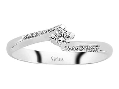 0.16 total carat diamond solitaire ring