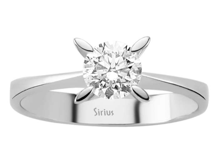 0,60 Carat Diamant Solitär Ring - handgefertigter Diamantschmuck aus Feingold | Sirius Diamant