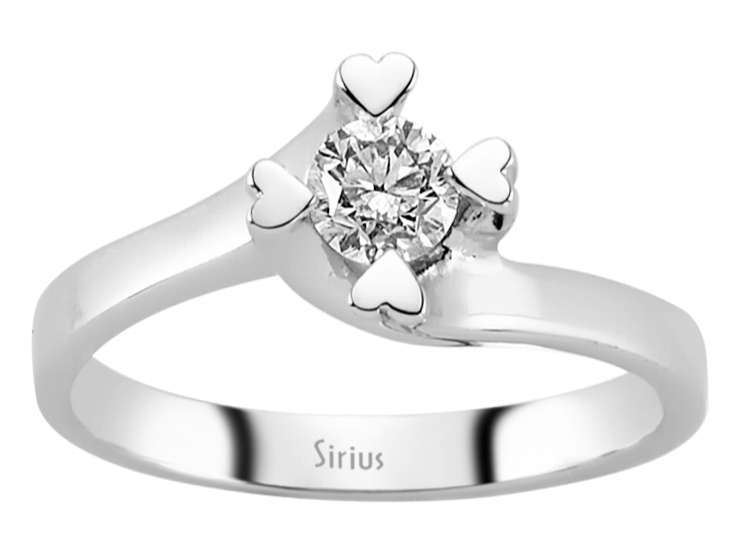 0,36 Karat Diamant Solitär Ring - handgefertigter Diamantschmuck aus Feingold | Sirius Diamant