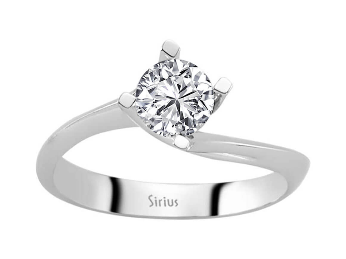 0,73 Karat Diamant Solitär Ring – handgefertigter Diamantschmuck aus Feingold | Sirius Diamant