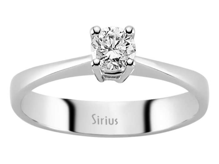 0,30 Karat Diamant Solitär Ring - handgefertigter Diamantschmuck aus Feingold | Sirius Diamant