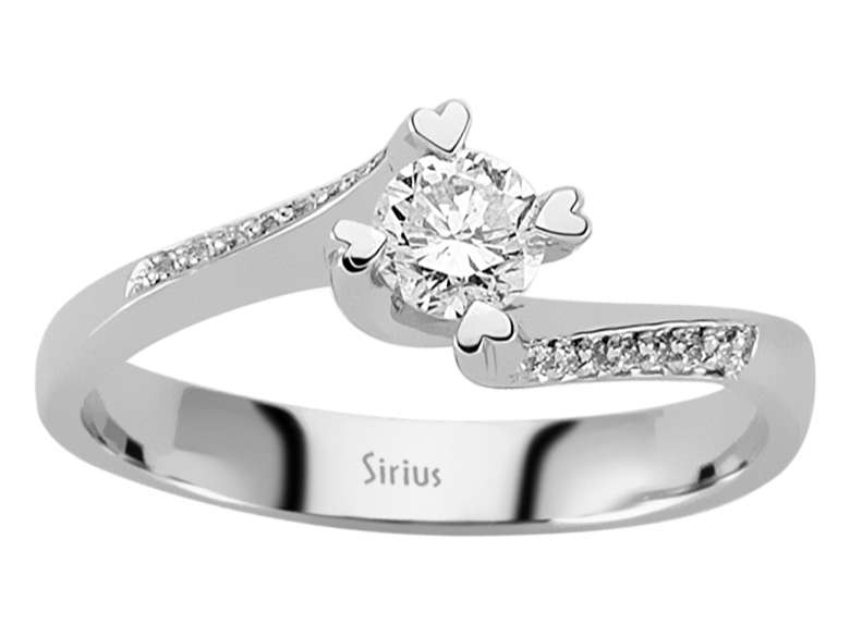 0,40 Gesamtkarat Diamant Solitär Ring - handgefertigter Diamantschmuck aus Feingold | Sirius Diamant