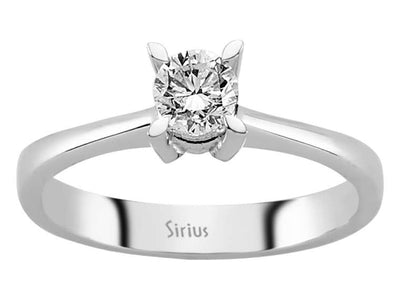 0.50 carat diamond solitaire ring