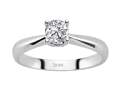 0.41 carat diamond solitaire ring
