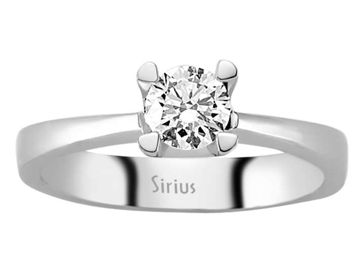 0,50 Karat Diamant Solitär Ring – handgefertigter Diamantschmuck aus Feingold | Sirius Diamant