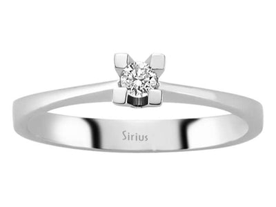 0.08 carat diamond solitaire ring