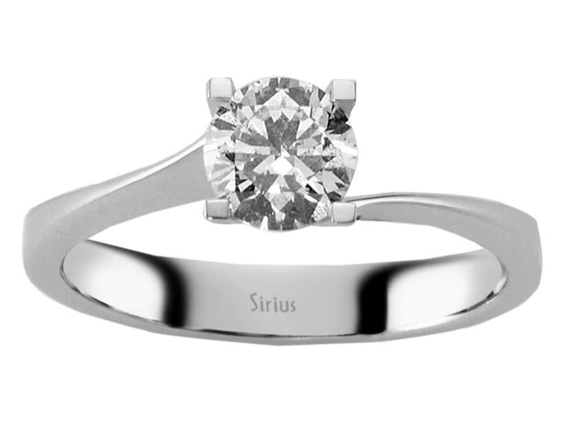 0,70 Karat Diamant Solitär Ring - handgefertigter Diamantschmuck aus Feingold | Sirius Diamant