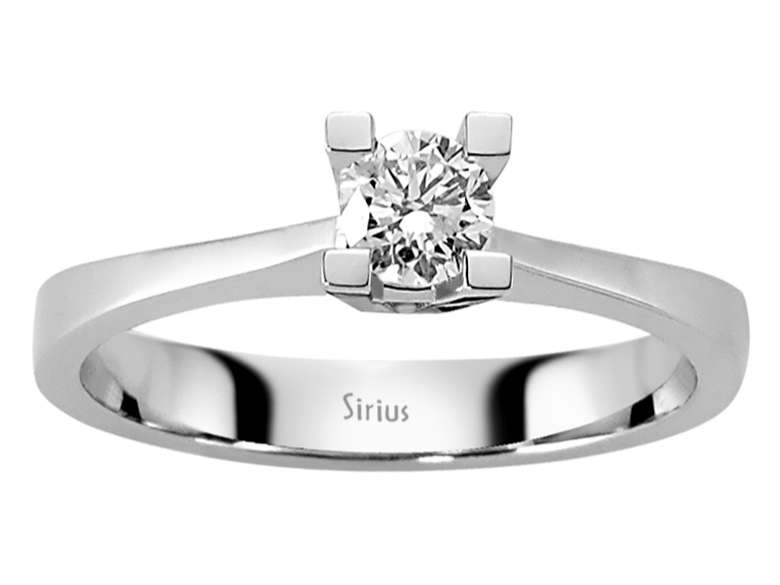 0,30 Karat Diamant Solitär Ring - handgefertigter Diamantschmuck aus Feingold | Sirius Diamant
