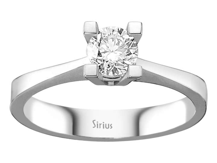 0,50 Karat Diamant Solitär Ring - handgefertigter Diamantschmuck aus Feingold | Sirius Diamant
