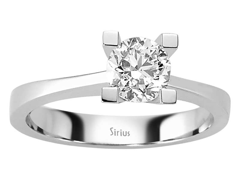0,90 Carat Diamant Solitär Ring - handgefertigter Diamantschmuck aus Feingold | Sirius Diamant