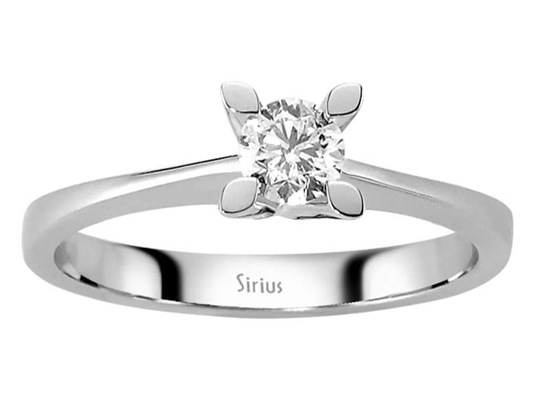 0,30 Carat Diamant Solitär Ring - handgefertigter Diamantschmuck aus Feingold | Sirius Diamant