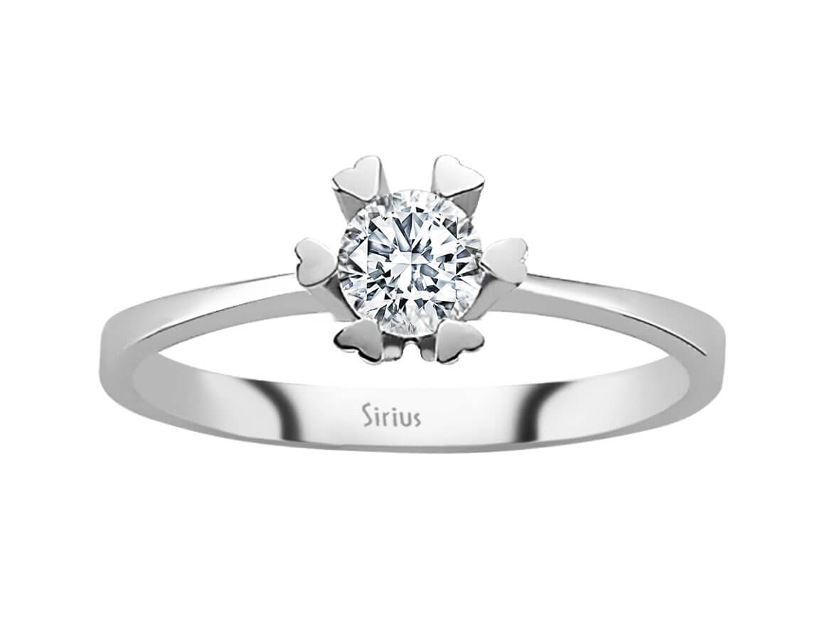 0,40 Carat Diamant Solitär Ring - handgefertigter Diamantschmuck aus Feingold | Sirius Diamant