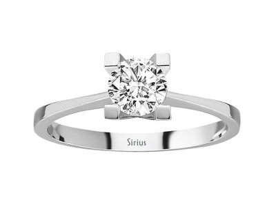 0.57 carat diamond solitaire ring