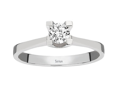 0.35 carat diamond solitaire ring