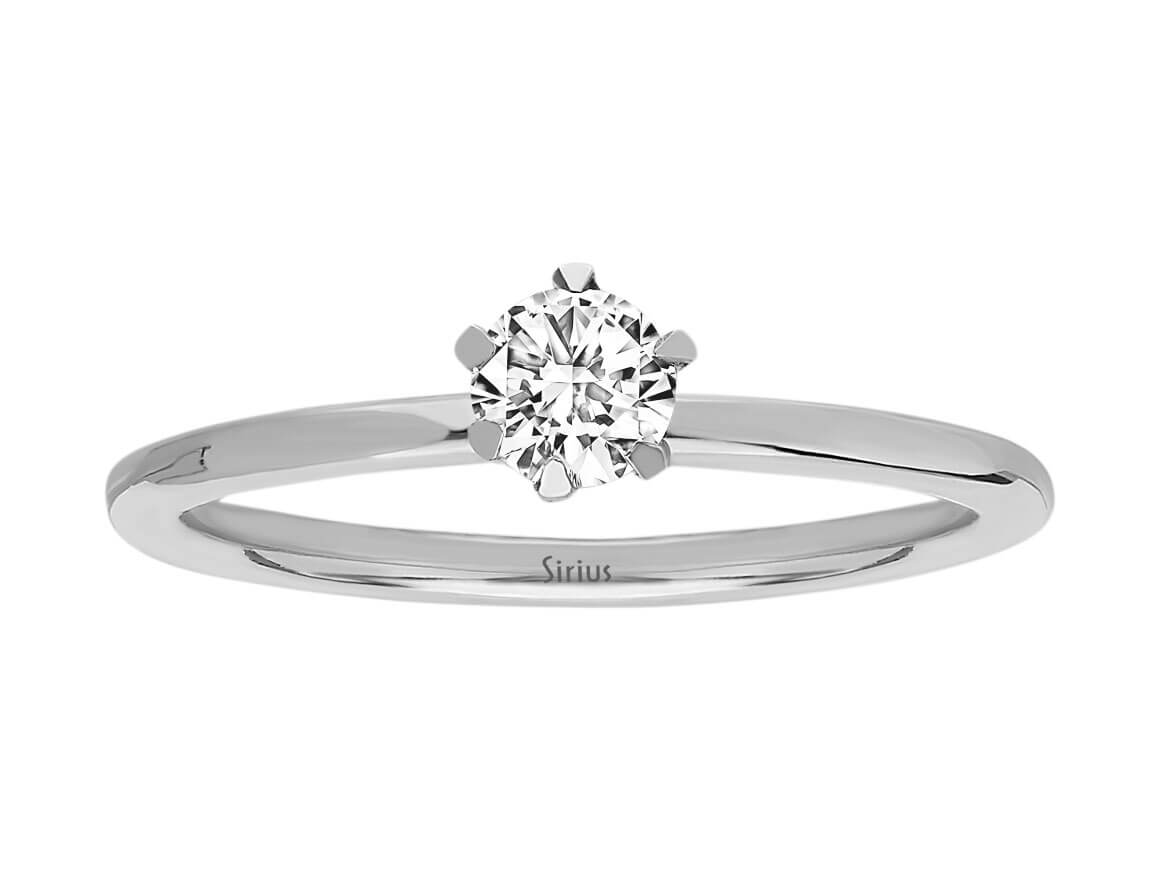 0,33 Carat Diamant Solitär Ring - handgefertigter Diamantschmuck aus Feingold | Sirius Diamant