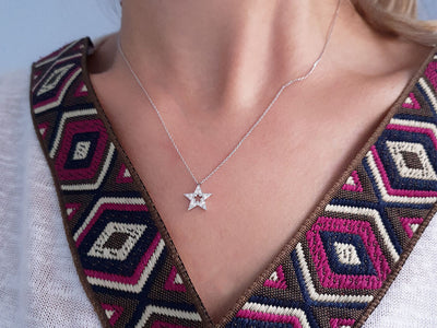 Diamond Star Necklace