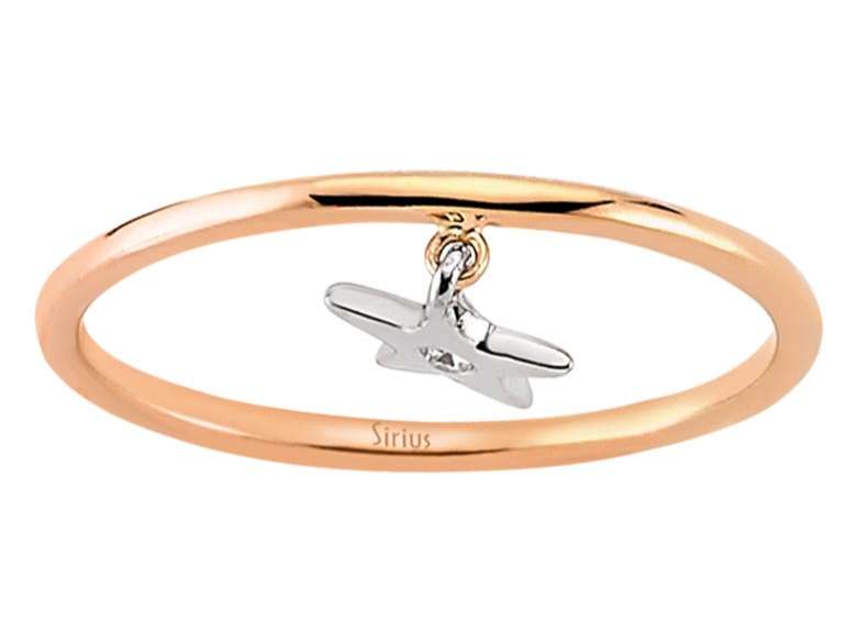 Diamant Stern Ring - handgefertigter Diamantschmuck aus Feingold | Sirius Diamant