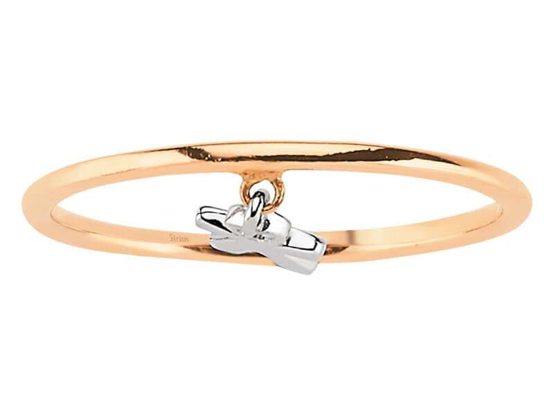 Diamant Strichmännchen Ring - handgefertigter Diamantschmuck aus Feingold | Sirius Diamant