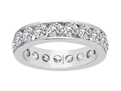 3.35 carat diamond all-around alliance in 585 14 K white gold