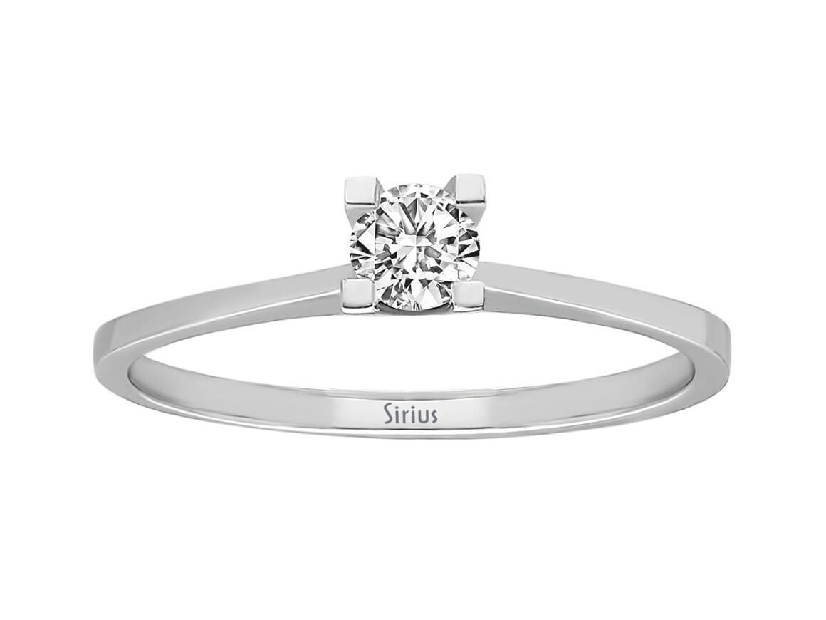 0,30 Karat Diamant Solitär Ring - handgefertigter Diamantschmuck aus Feingold | Sirius Diamant