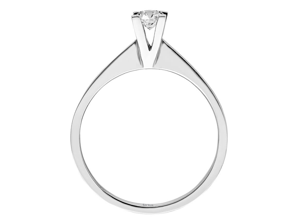 0,30 Karat Diamant Solitär Ring - handgefertigter Diamantschmuck aus Feingold | Sirius Diamant