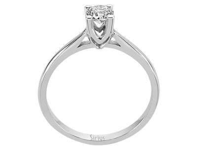 0.41 carat diamond solitaire ring