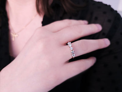 0.53 carat diamond 5 diamond alliance in 14 carat white gold
