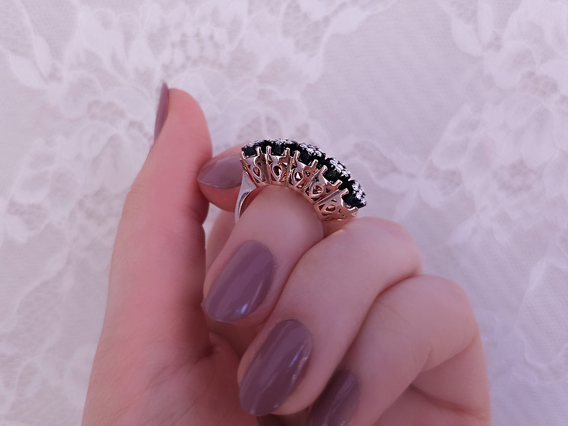 Bague bouquet de diamants