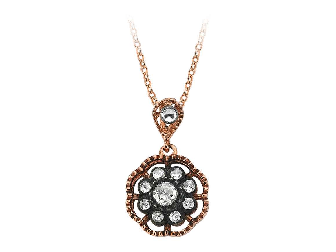Diamant-Halskette - handgefertigter Diamantschmuck aus Feingold | Sirius Diamant