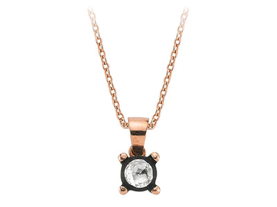 0.23 carat diamond solitaire necklace